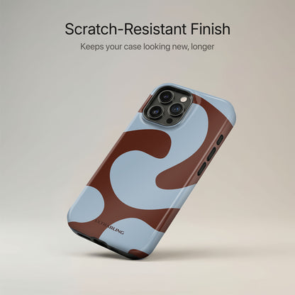 Retro Waves Ultrabling lifestyle mockup on iPhone