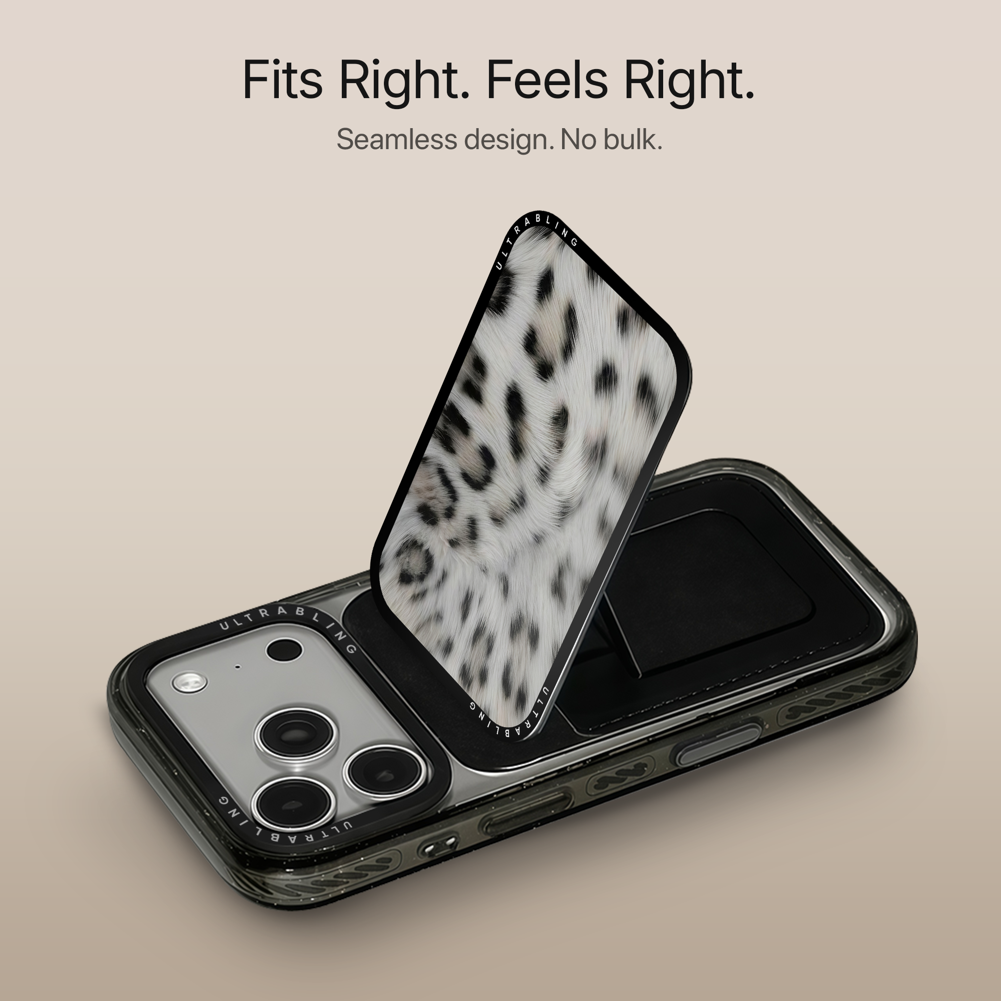 Snow Leopard MagSafe Wallet - Detail View