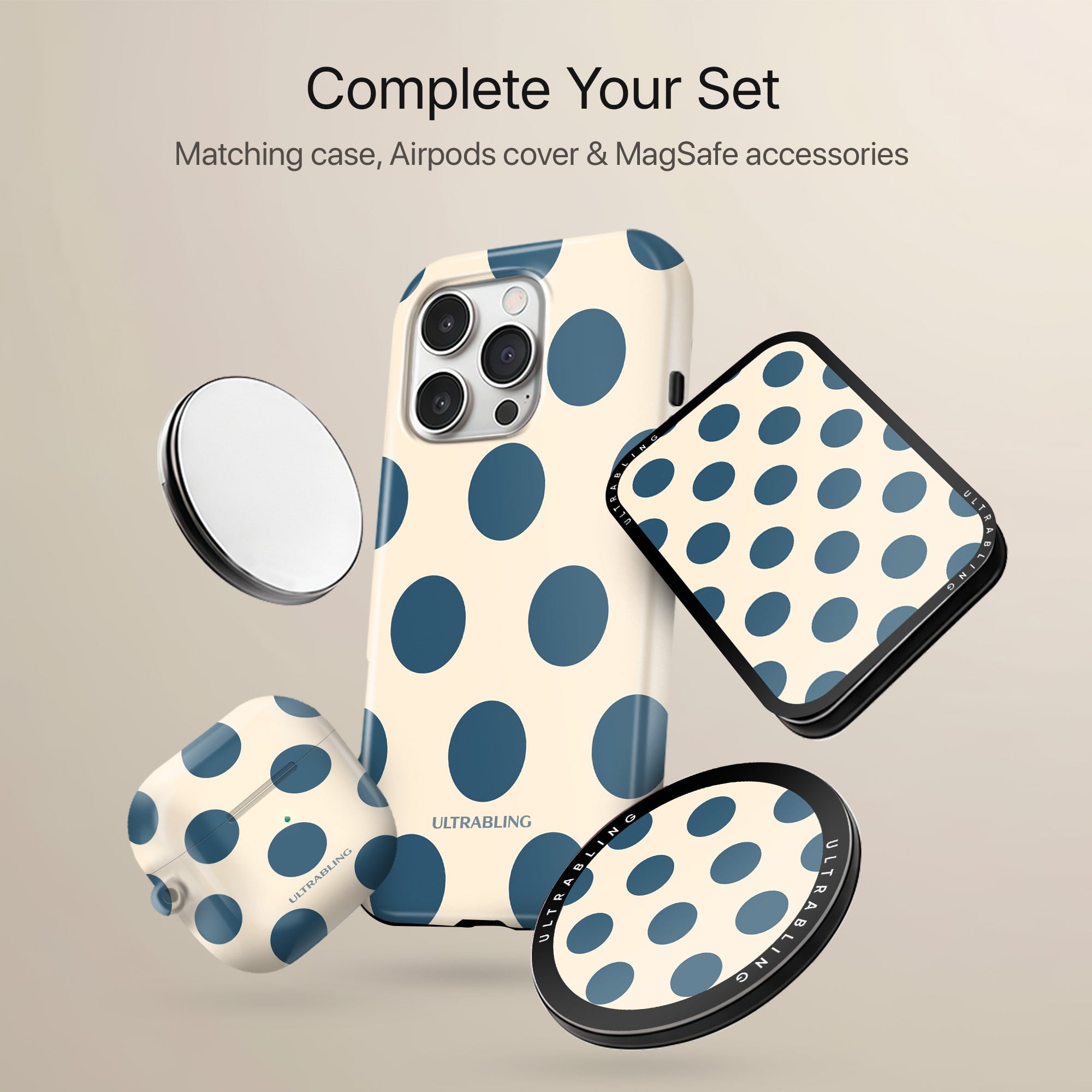 Riviera Polka - AirPods Case
