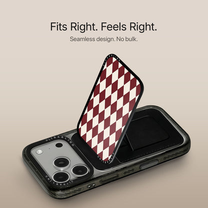 Merlot Harlequin - MagSafe Wallet