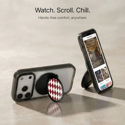 Merlot Harlequin - MagSafe Phone Grip