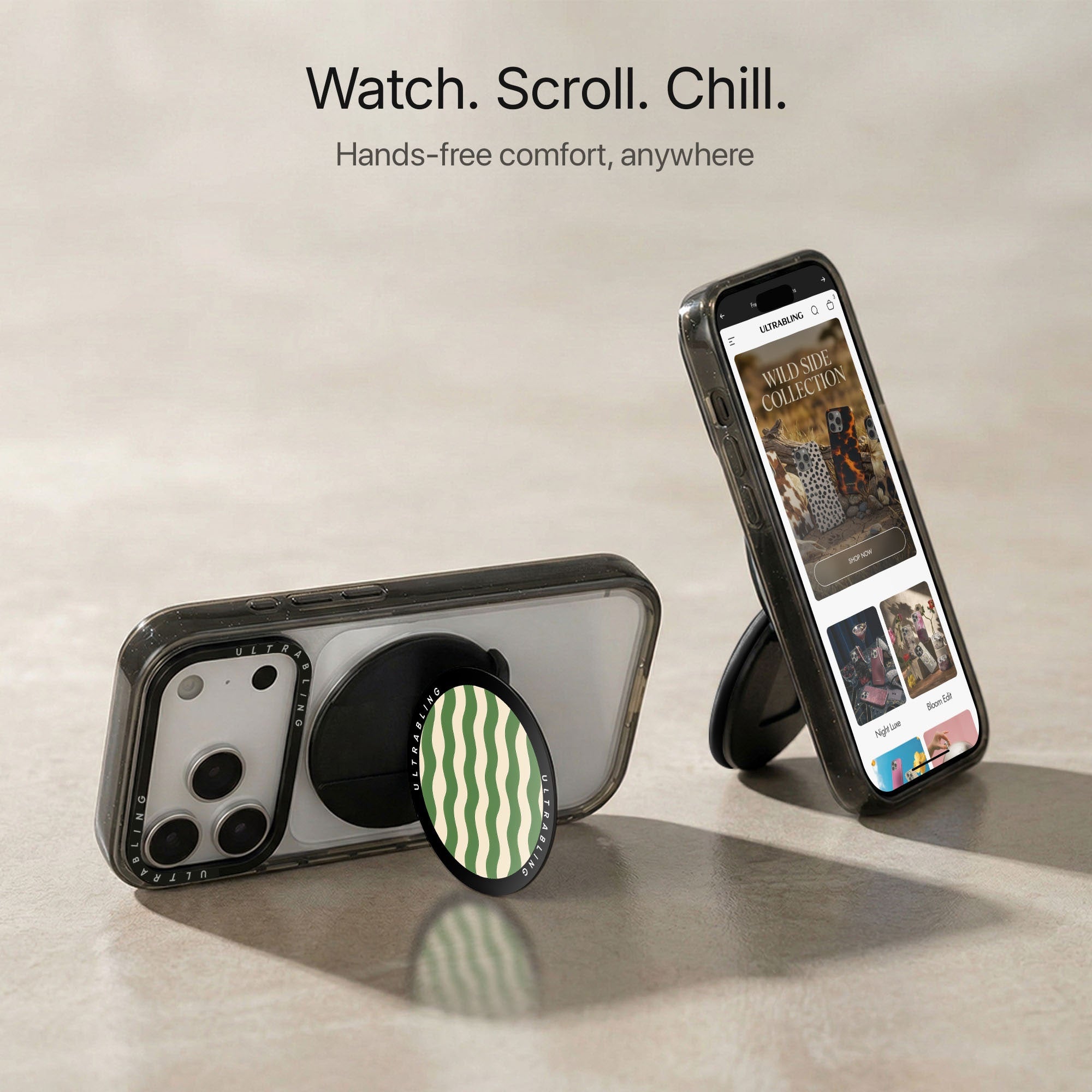 Pistachio Wave - MagSafe Phone Grip