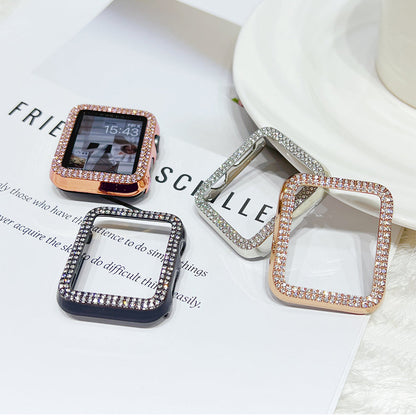 Rose Gold Double Halo Apple Watch Case