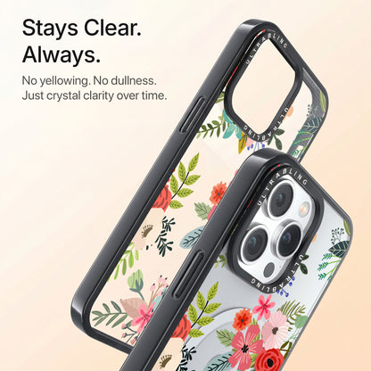 Garden Muse Ultrabling Aura iPhone case back view with camera cutout