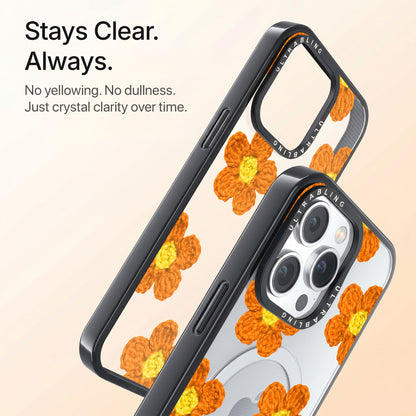 Marigold Ultrabling Aura iPhone case back view with camera cutout