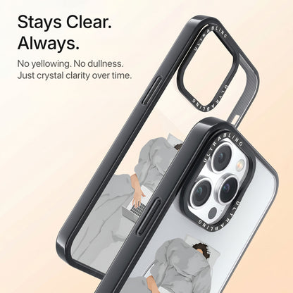 Cloud Nap Ultrabling Aura iPhone case back view with camera cutout