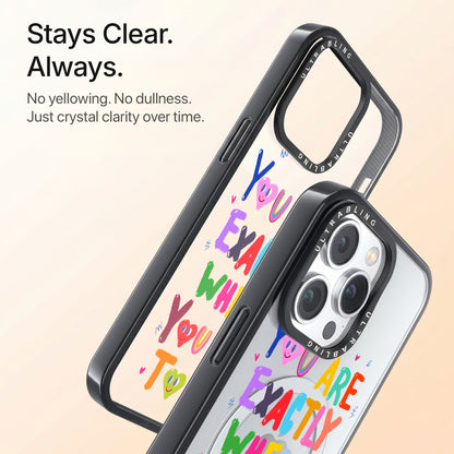 Exact Magic Ultrabling Aura iPhone case back view with camera cutout
