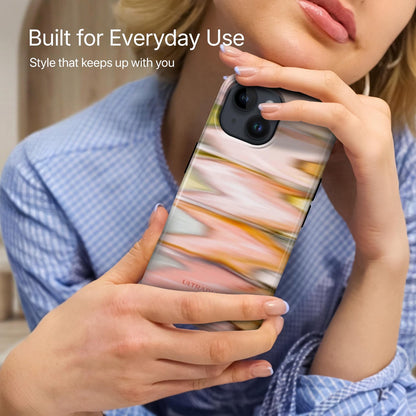 Peach Ripple - Eclipse Case by Ultrabling, designer iPhone case, product view