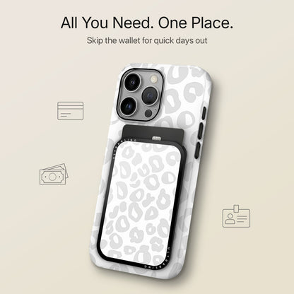 Ivory Leopard - MagSafe Wallet