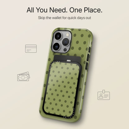 Moss Dots - MagSafe Wallet