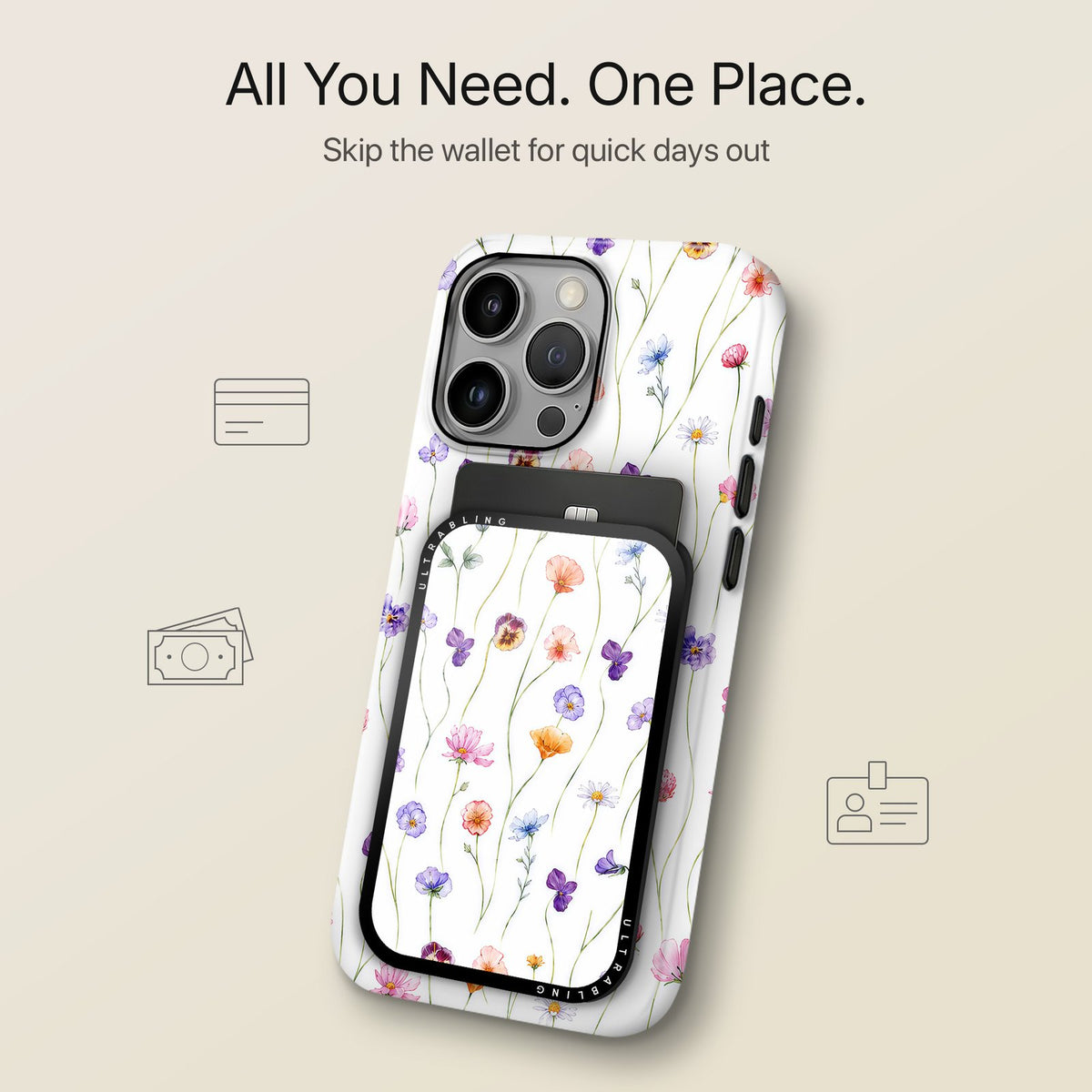 Field Flowers - MagSafe Wallet