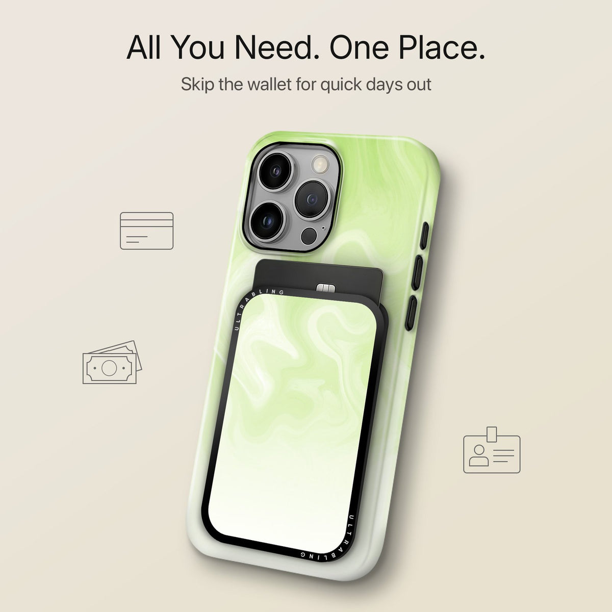 Mint Melt - MagSafe Wallet