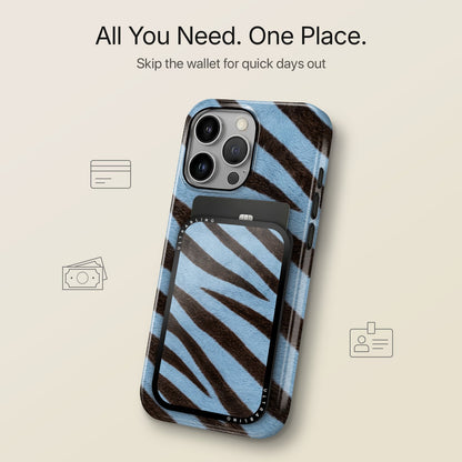 Denim Zebra - MagSafe Wallet