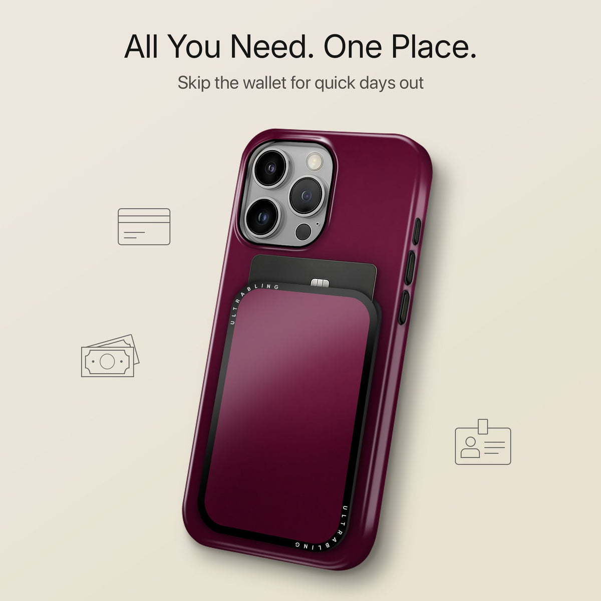 Oxblood - MagSafe Wallet