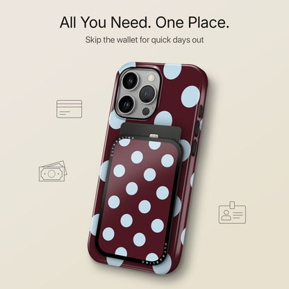 Claret Dot - MagSafe Wallet