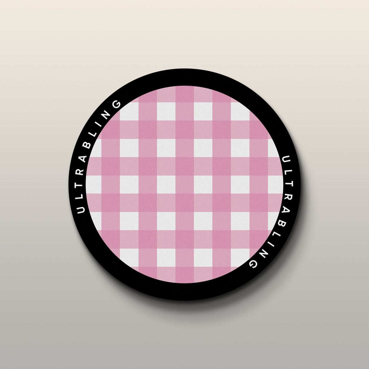 Strawberry Check - MagSafe Phone Grip