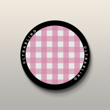 Strawberry Check - MagSafe Phone Grip