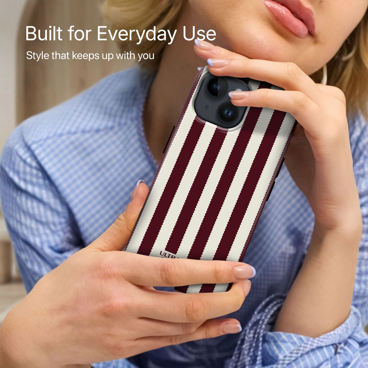 Bistro Stripe - Eclipse Case