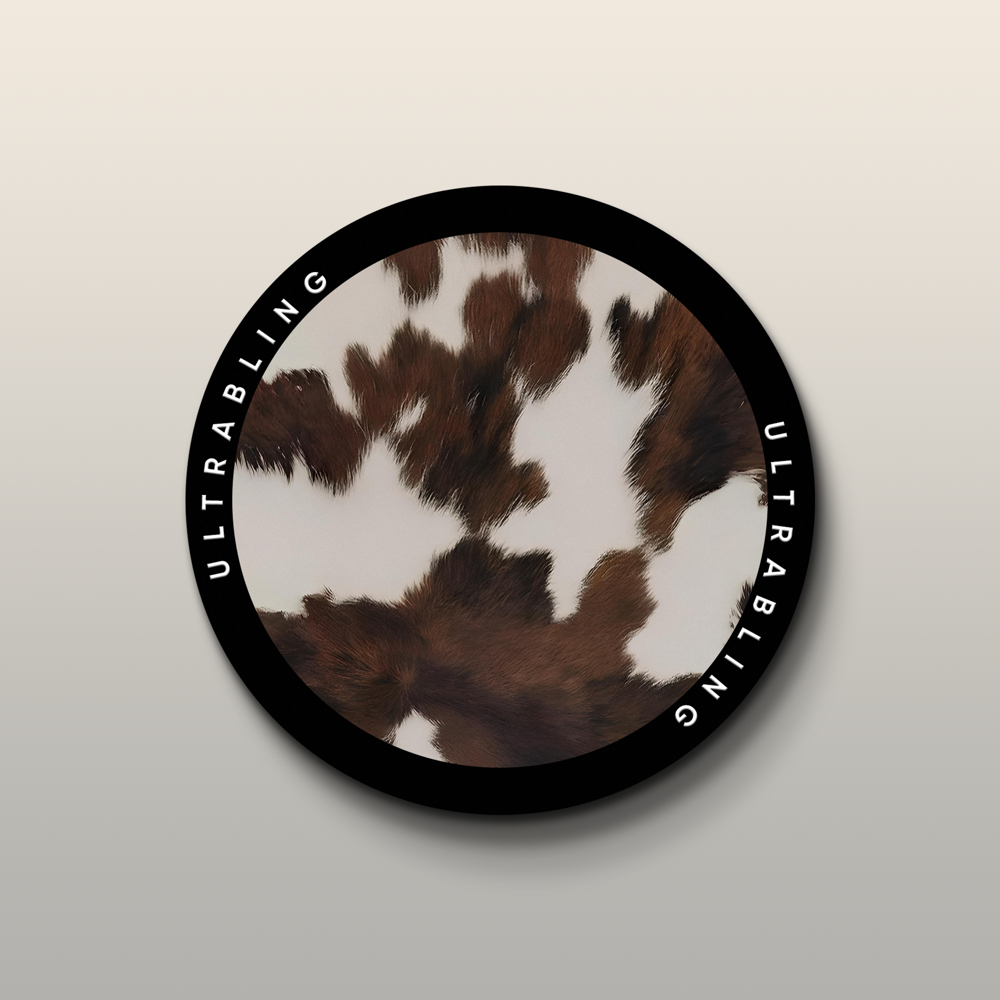 Mocha Cow Ultrabling MagSafe Phone Grip - In-Hand
