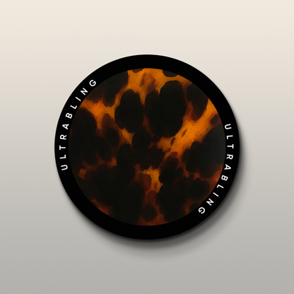 Amber Tortoise Ultrabling MagSafe Phone Grip - In-Hand