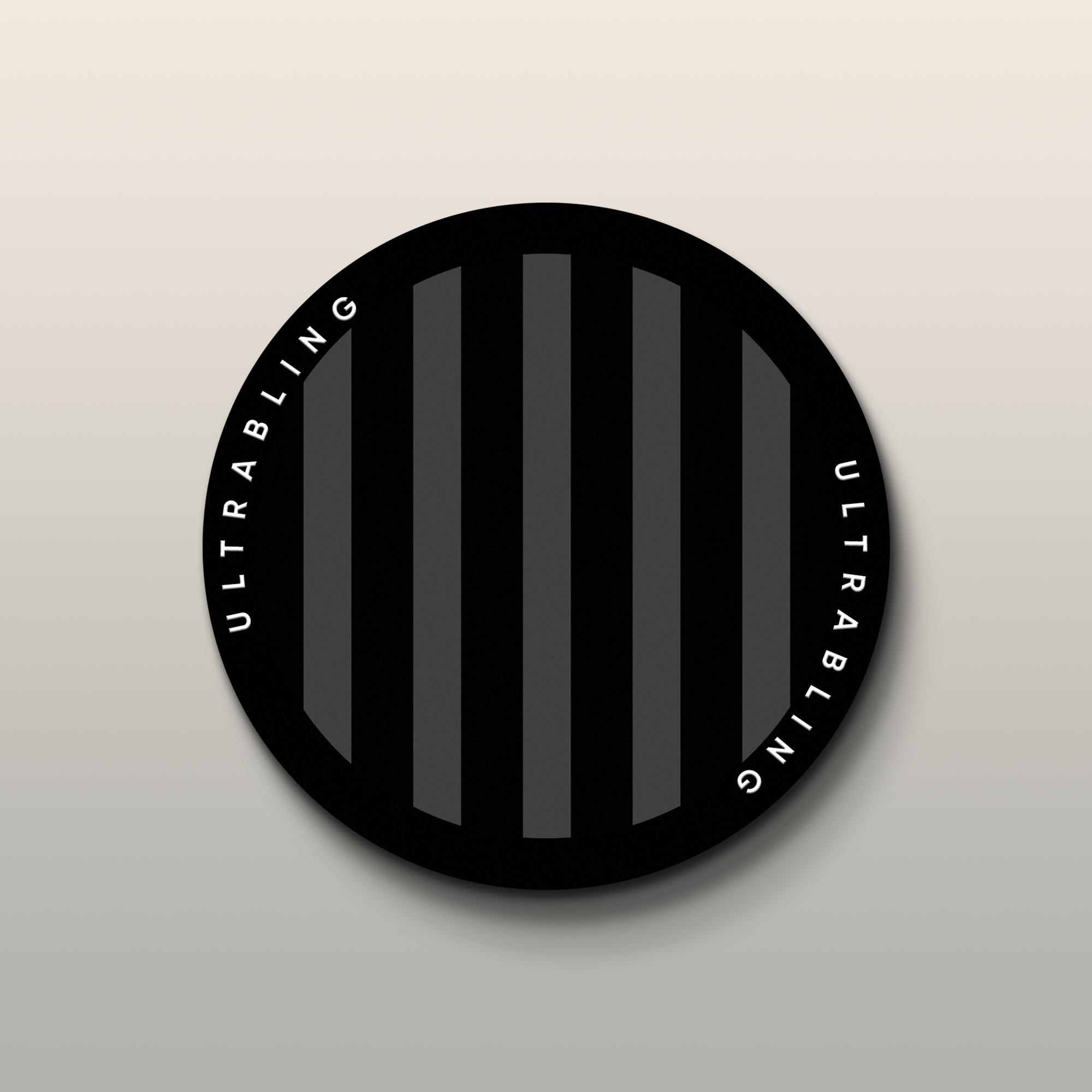Noir Stripes Ultrabling MagSafe Phone Grip - In-Hand