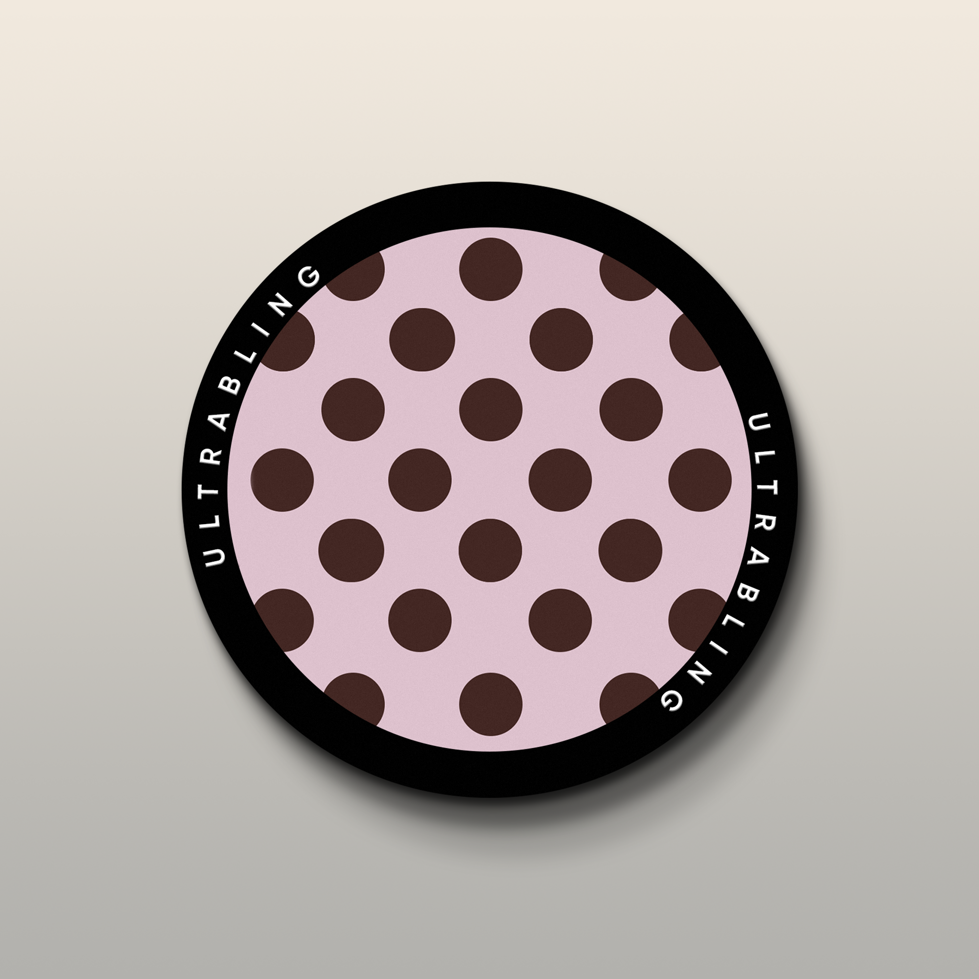 Mocha Polka Ultrabling MagSafe Phone Grip - In-Hand