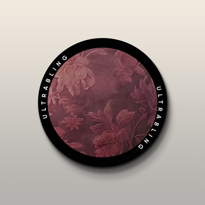 Burgundy Bloom Ultrabling MagSafe Phone Grip - In-Hand