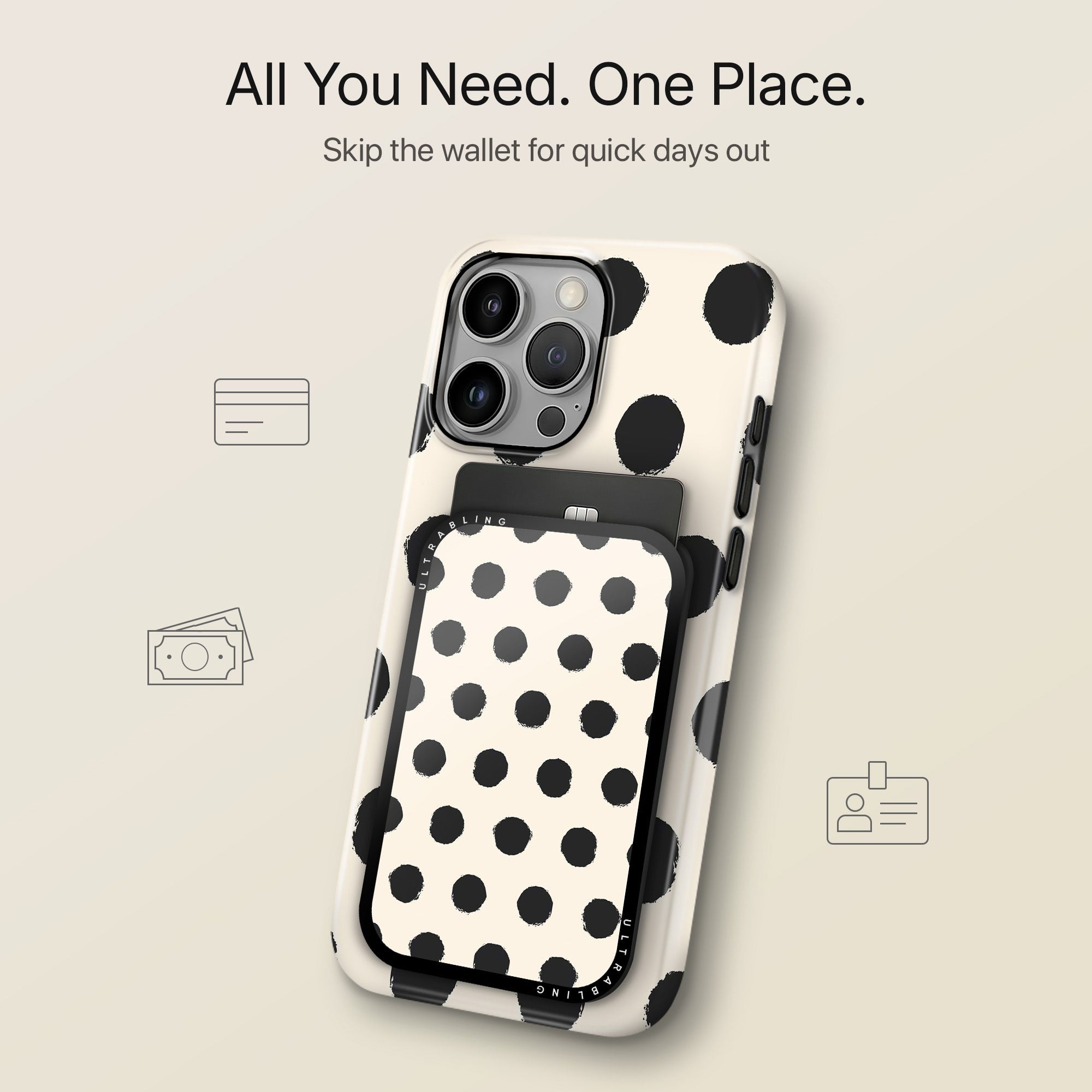 Midnight Confetti - MagSafe Wallet