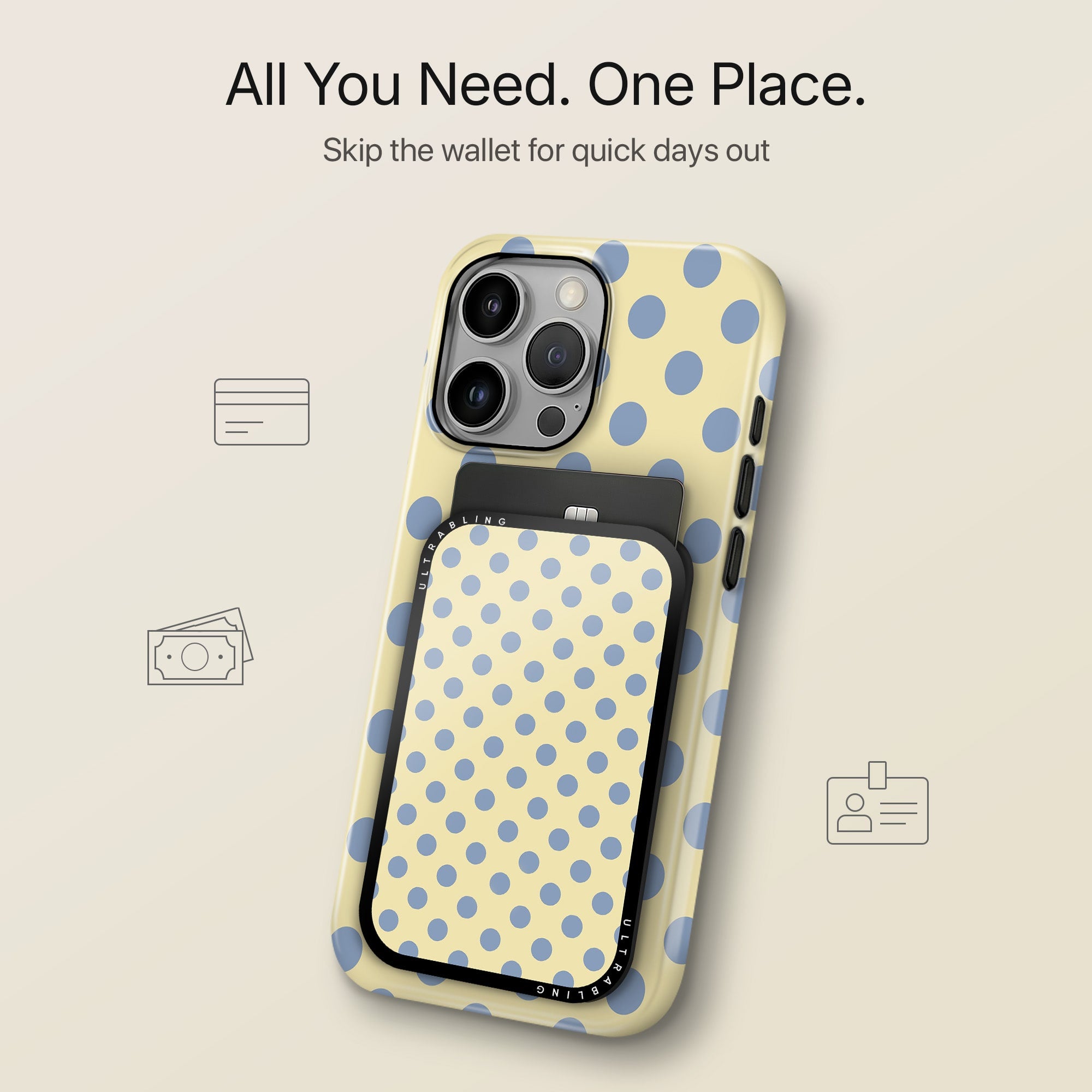 Bluebell Sorbet - MagSafe Wallet
