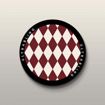 Merlot Harlequin - MagSafe Phone Grip