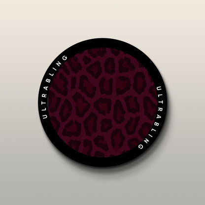 Bordeaux Leopard - MagSafe Phone Grip