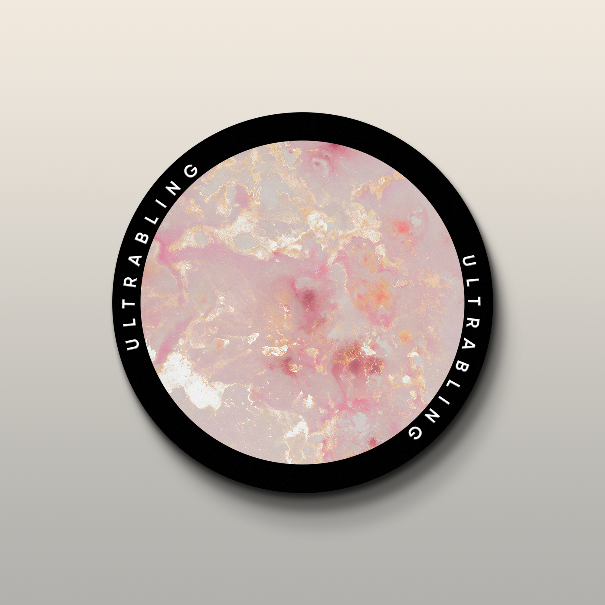 Rose Quartz Ultrabling MagSafe Phone Grip - In-Hand