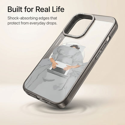 Cloud Nap Ultrabling Aura iPhone case lifestyle in-hand shot
