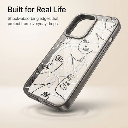 Muse Lines Ultrabling Aura iPhone case lifestyle in-hand shot