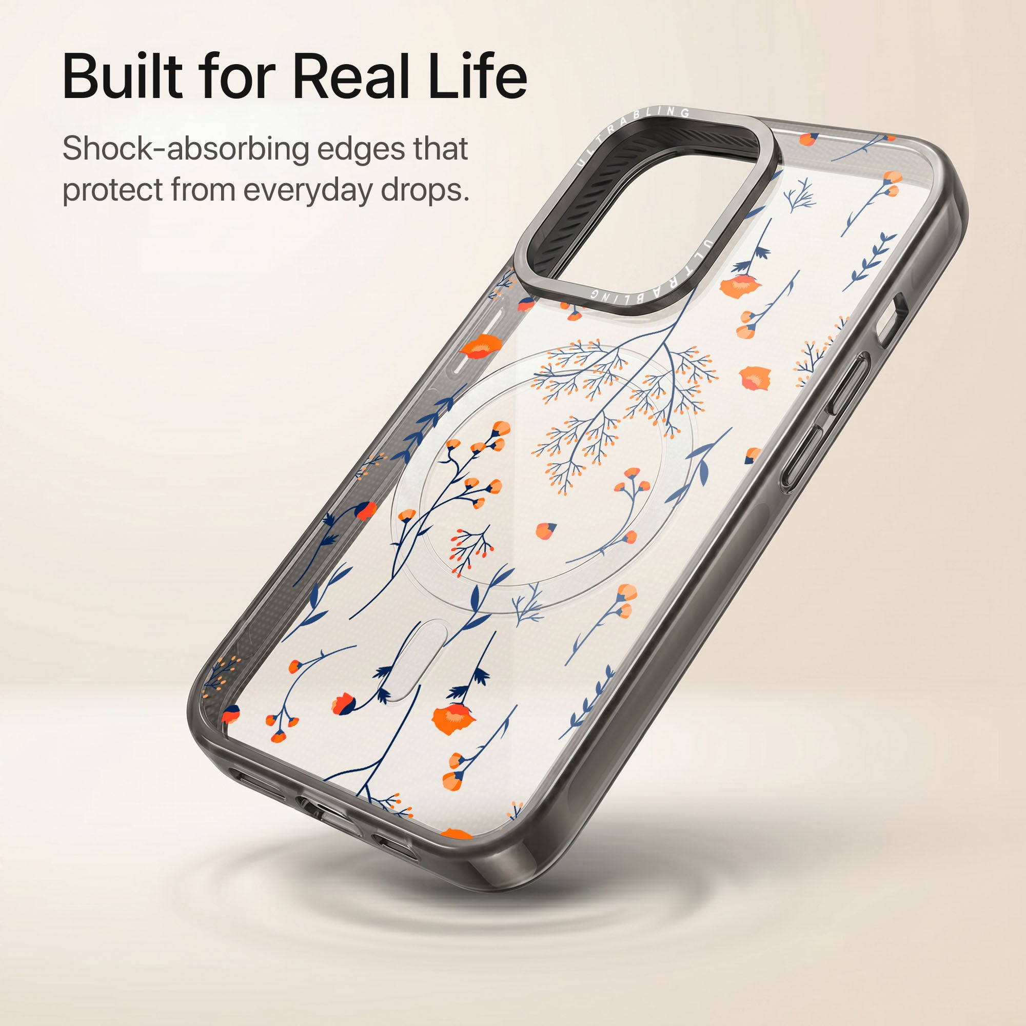 Dreamcatcher Ultrabling Aura iPhone case lifestyle in-hand shot
