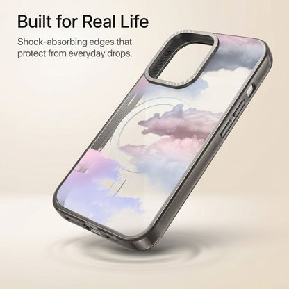Cloud Nine Ultrabling Aura iPhone case lifestyle in-hand shot