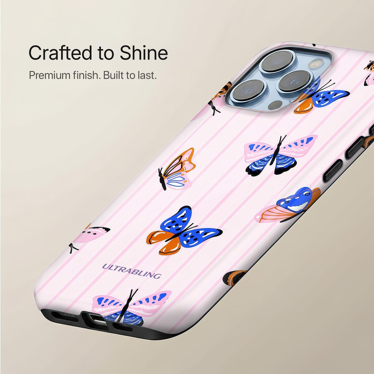 Butterfly Stripe - Eclipse Case