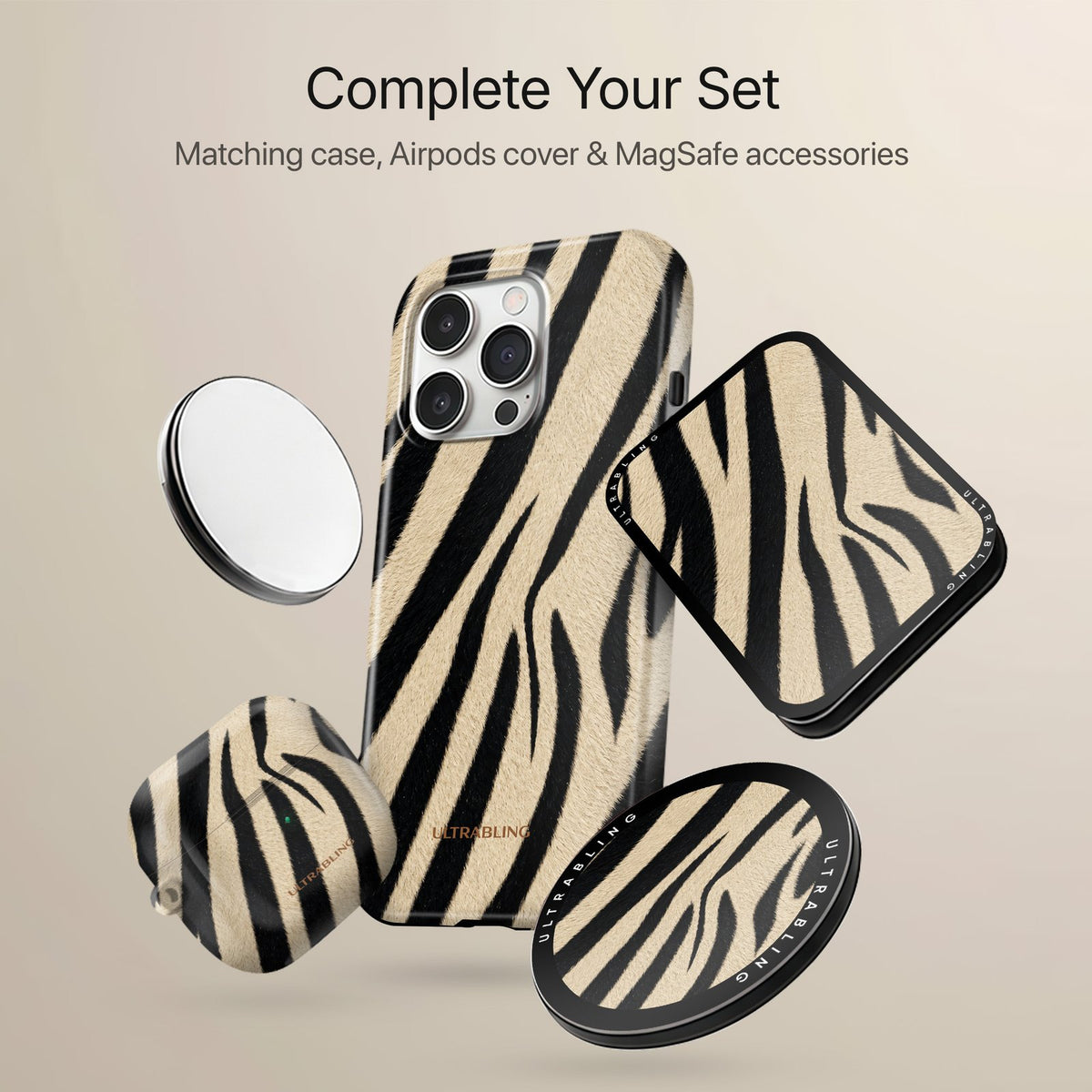 Dune Zebra - MagSafe Wallet