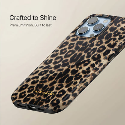 Golden Leopard Ultrabling statement case collection mockup