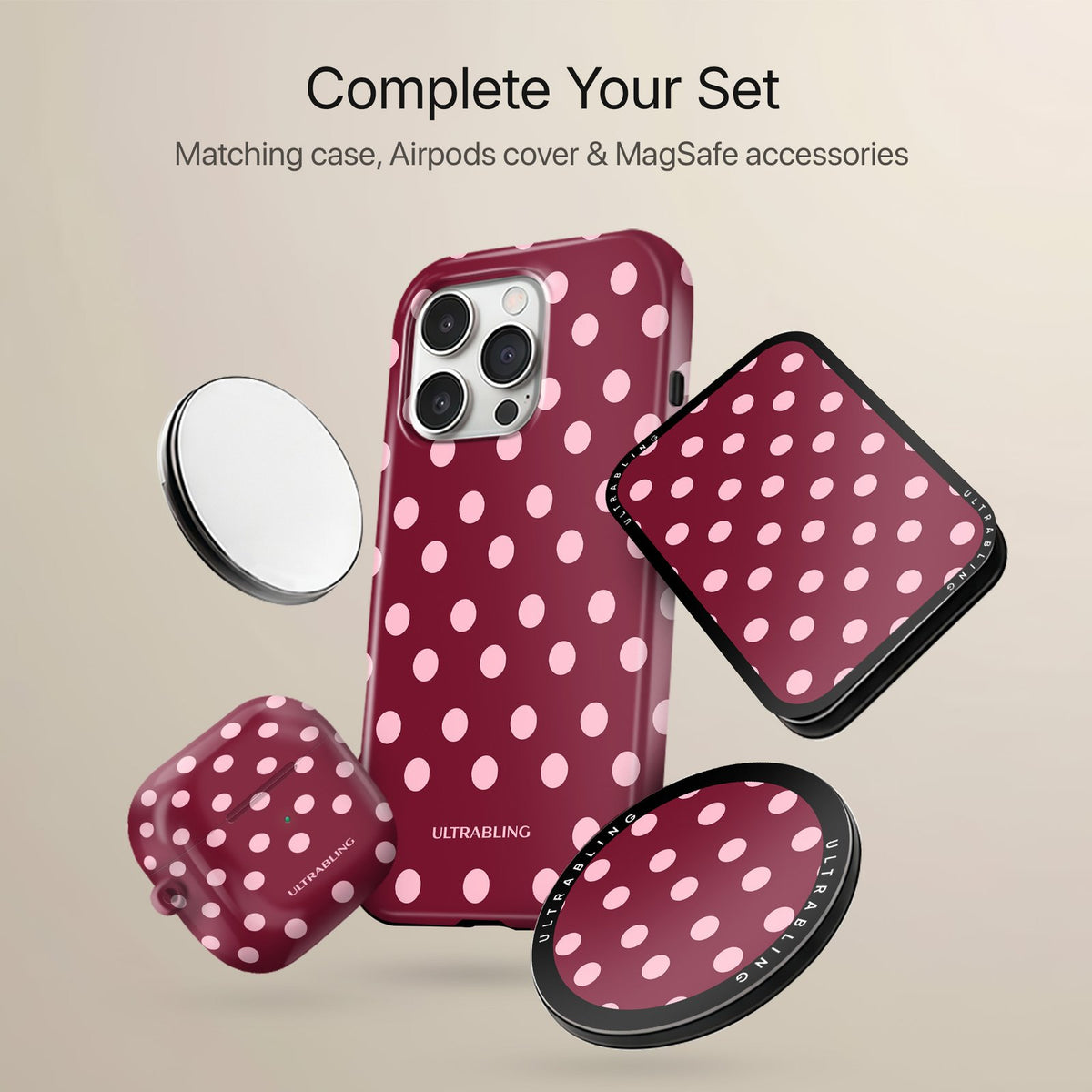 Berry Dot - MagSafe Wallet
