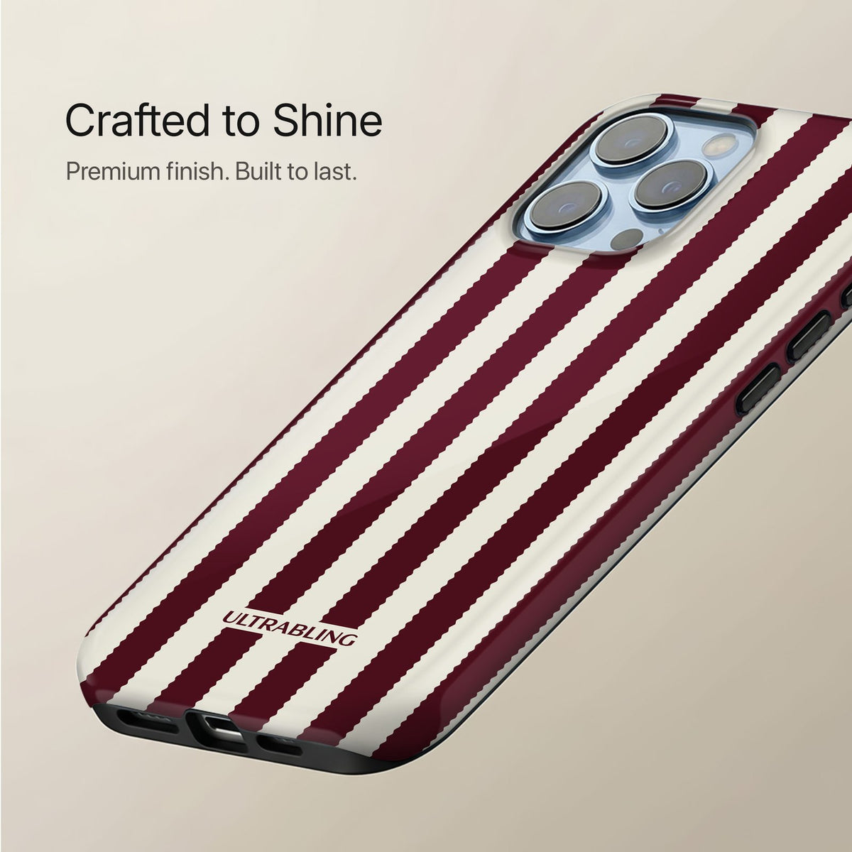 Bistro Stripe - Eclipse Case