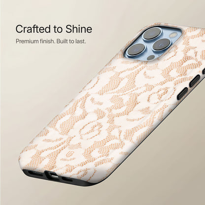 Ivory Lace Ultrabling statement case collection mockup