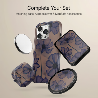 Indigo Blossom MagSafe Wallet - On Phone