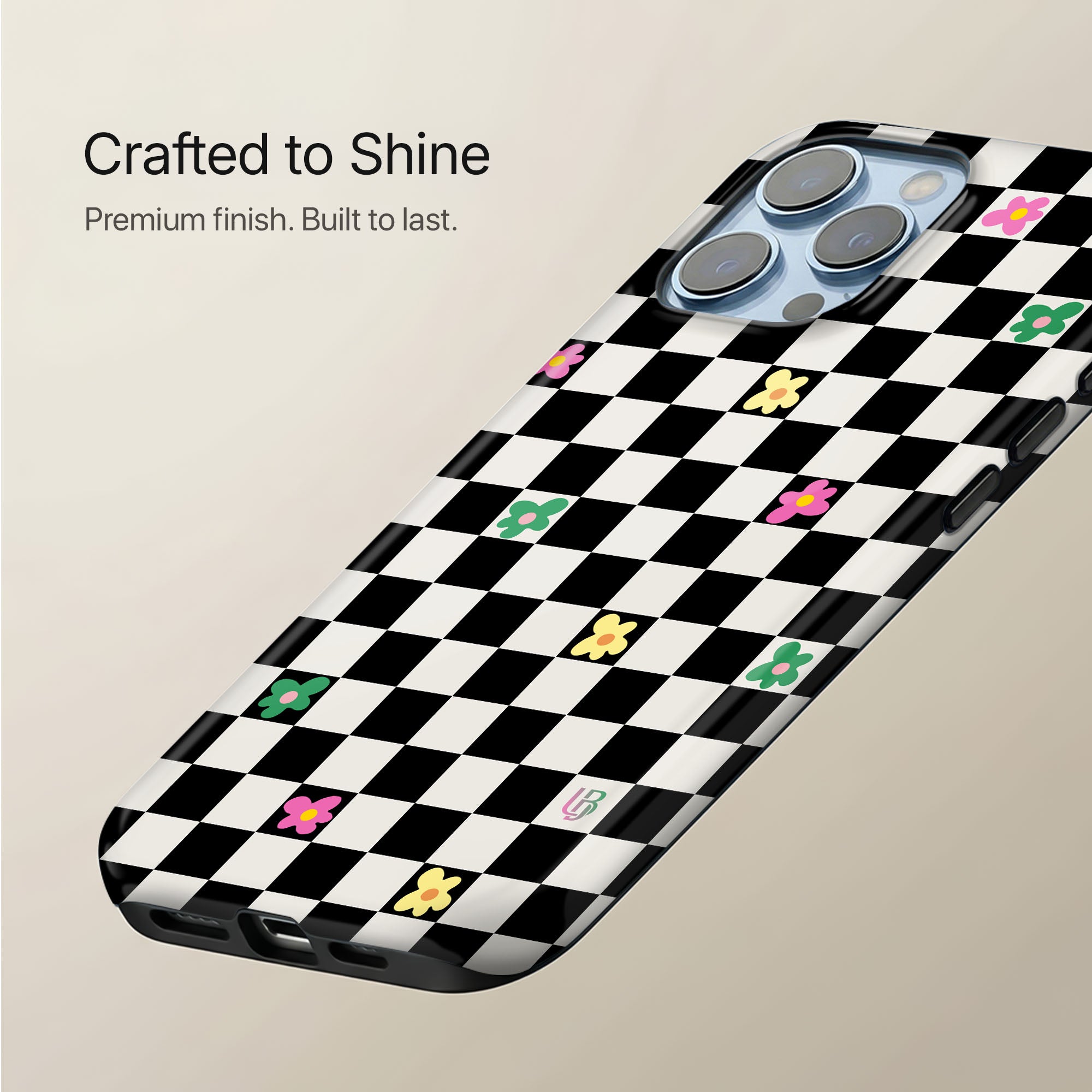 Retro Check Ultrabling statement case collection mockup