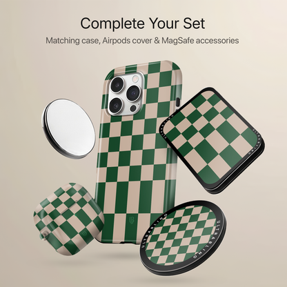 Emerald Grid Ultrabling MagSafe Phone Grip - With Phone