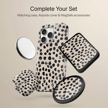 Dalmatian Chic Ultrabling MagSafe Phone Grip - With Phone