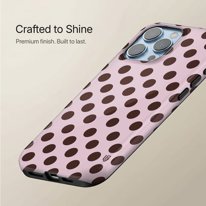 Mocha Polka Ultrabling statement case collection mockup