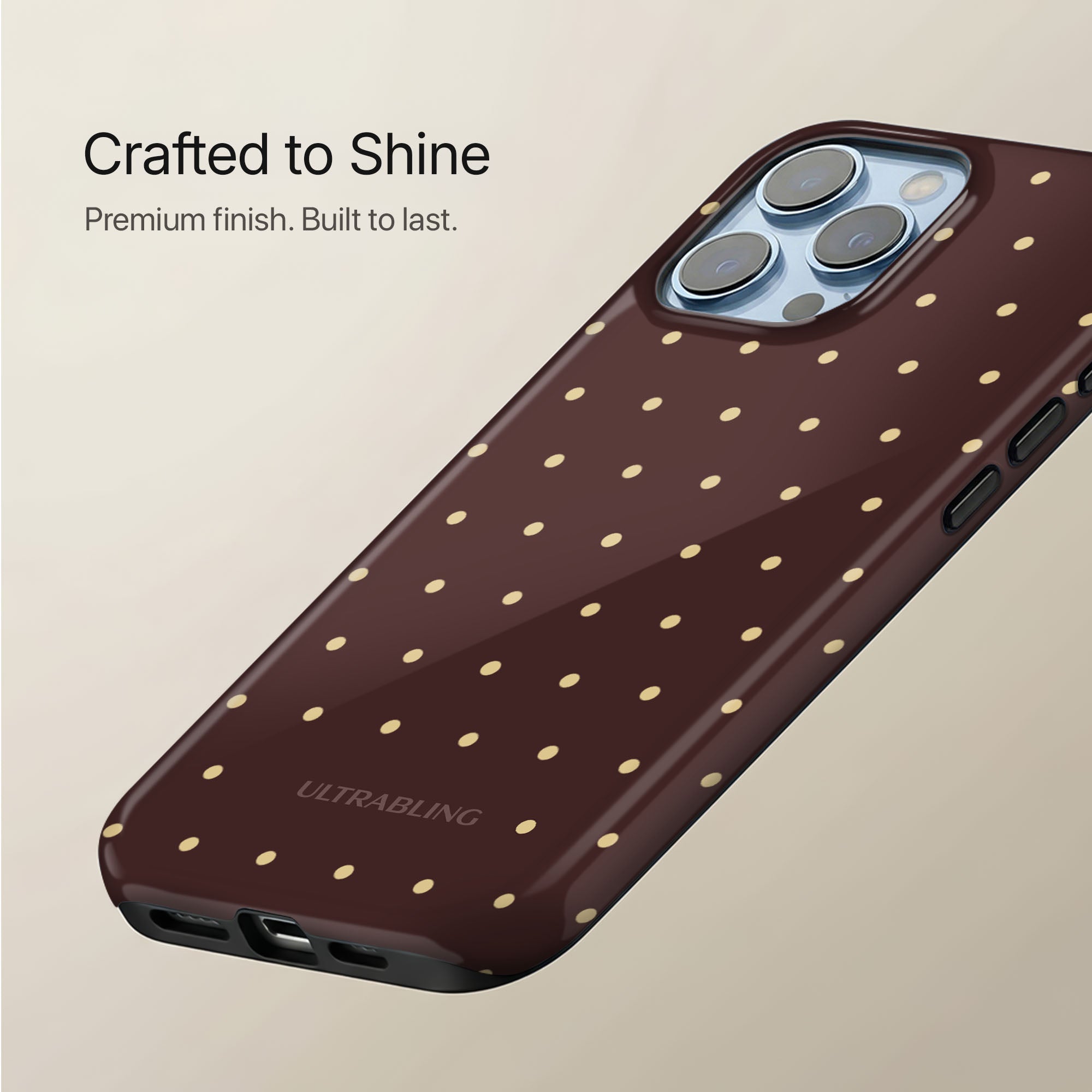 Gold Dust Ultrabling statement case collection mockup