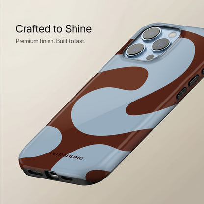Retro Waves Ultrabling statement case collection mockup