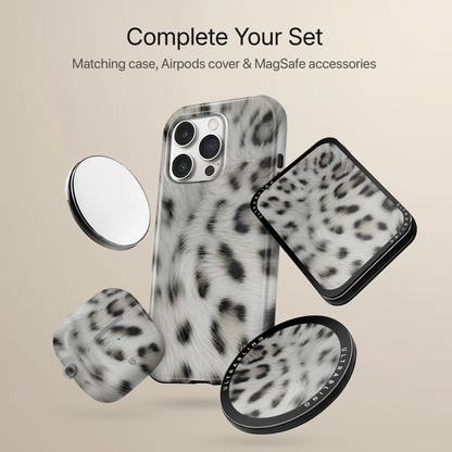 Snow Leopard MagSafe Wallet - On Phone